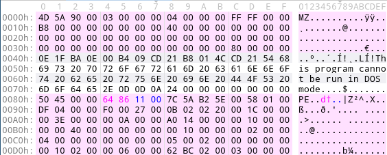 Fix PE magic numbers with malduck.